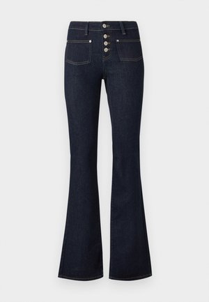 ONLY Tall, ONLWAUW FLARED - Jeans a zampa - dark blue denim