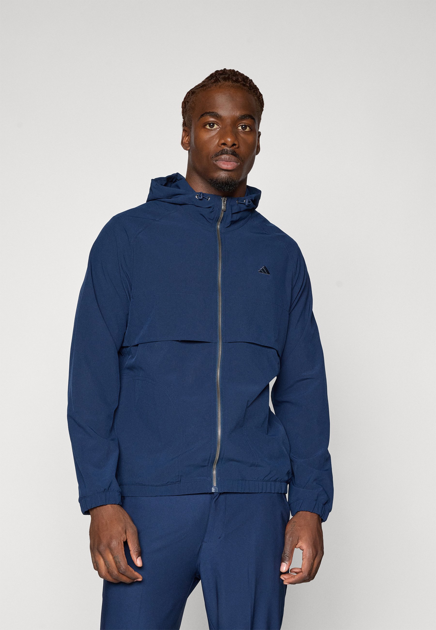 Veste Coupe-vent PGA Tour Homme - Bleu Moyen - Taille M - 100% Polyester - Golf