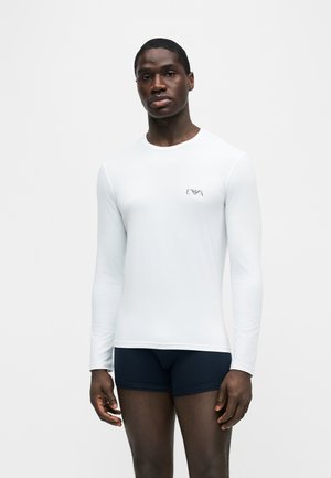 Emporio Armani, SLEEVE CREW NECK  - Unterhemd/-shirt - white