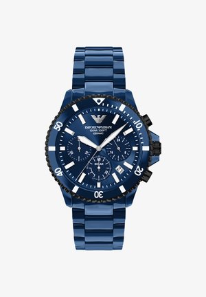 Emporio Armani, EMPORIO ARMANI MEN TRADITIONAL WATCHES - Montre - blue