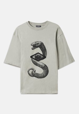 Han Kjøbenhavn GRAPHIC TEE - Print T-shirt - grey