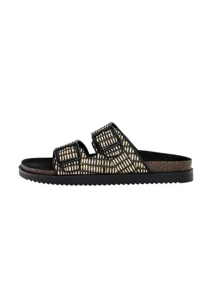 Pantolette flach - black