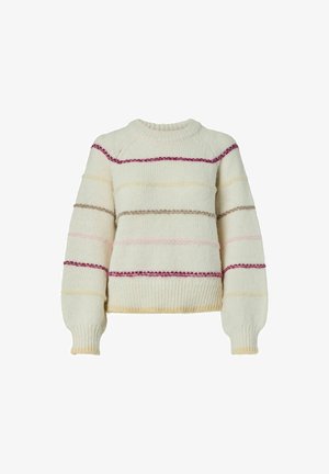 Pieces, PCNELIA LS O-NECK KNIT NOOS BC - Pullover - birch