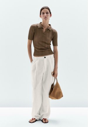 Massimo Dutti WITH DETAIL - Poloshirt - brown