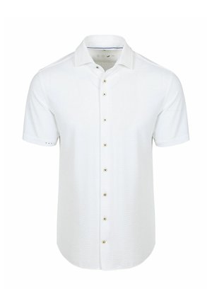 R2 Amsterdam R2 SHIRT SEERSUCKER SHORT SLEEVES - Overhemd - wit
