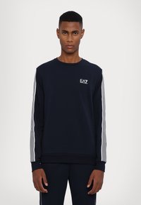EA7 Emporio Armani FELPA - Ikdienas džemperis - blue