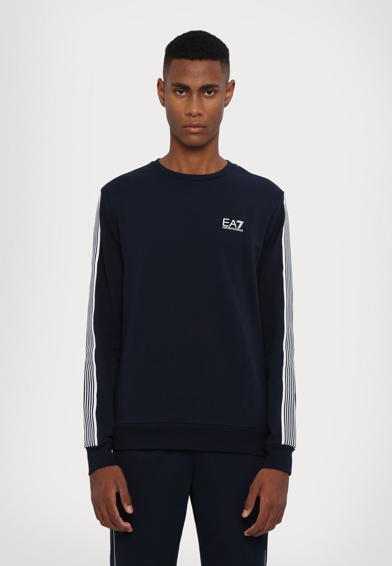 EA7 Emporio Armani FELPA - Ikdienas džemperis - blue
