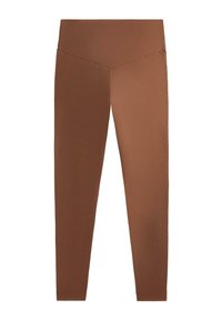 COMFORTLUX SUPER HIGH RISE ANKLE-LENGTH WITH POCKETS - Legíny - brown