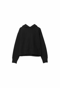 Pulover s kapuco - black