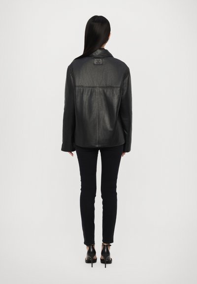 CLOSED STRAIGHT JACKET - Nahkjakk - black