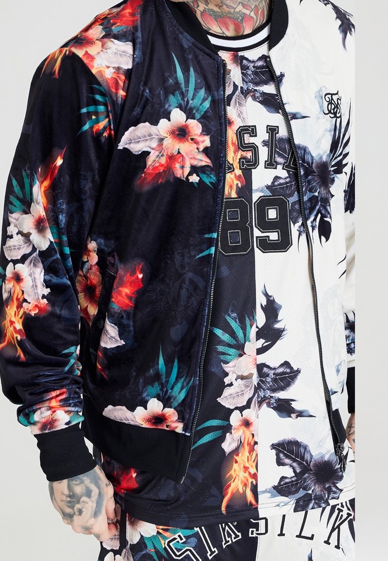 SIKSILK Bomberjacka - black