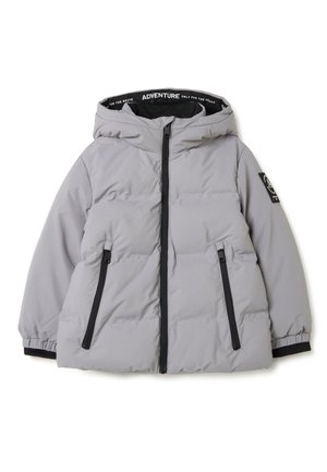PADDED  WITH HOOD - Winterjacke - grey