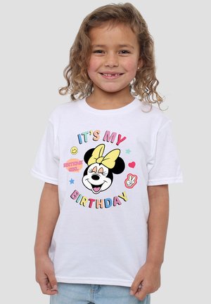 Disney MINNIE MOUSE IT'S MY BIRTHDAY - T-Shirt print - white