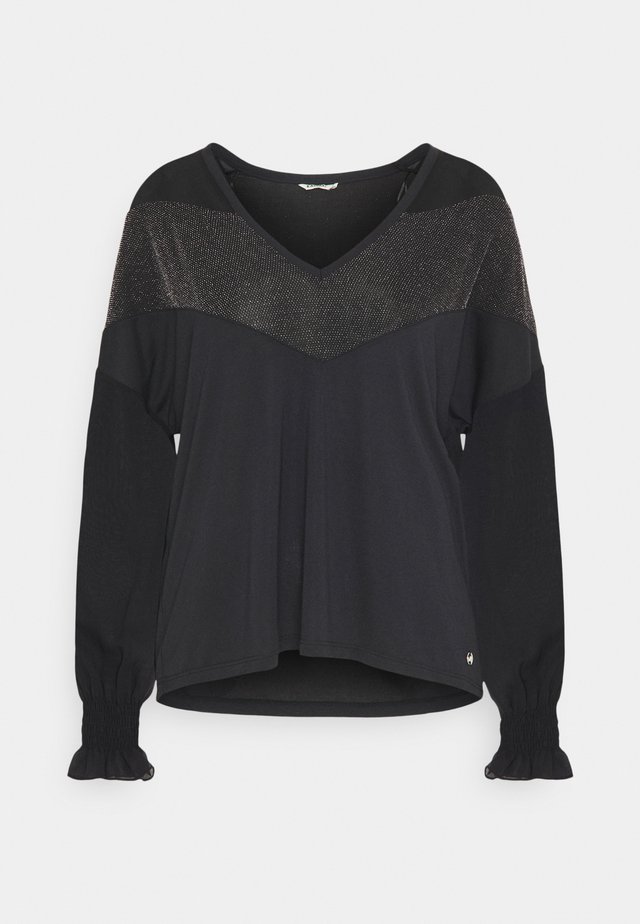 ALNOR - T-shirt à manches longues - black