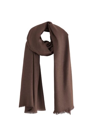 LARGE - Scarf - dark brown