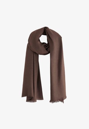 LARGE - Scarf - dark brown