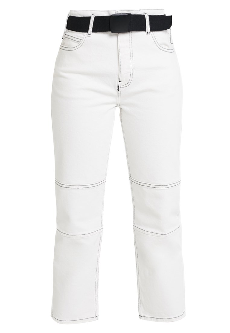 Topshop Straight leg jeans crème