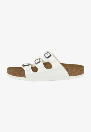 Birkenstock FLORIDA BIRKO FLOR SCHMAL - Riemensandalette - white