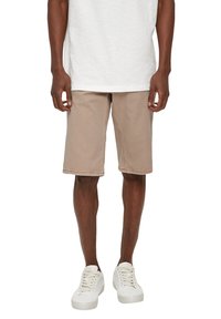s.Oliver STRETCH - Jeansshort - sandstein