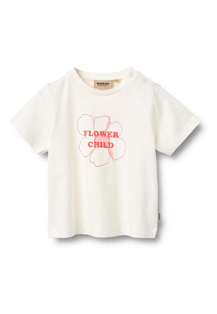 Wheat T-shirt print blauw Wheat T-shirt print blauw