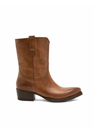 TEXANO  - Bottines de cowboy / motard - cuoio