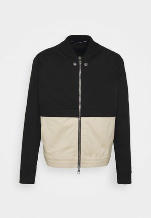 TRAVEL SLIM BOMBER - Bomberjacks - black/natural