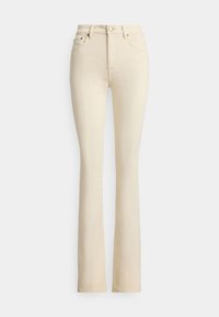 HIGH RISE BOOT JEAN - Jeans bootcut - cream wash