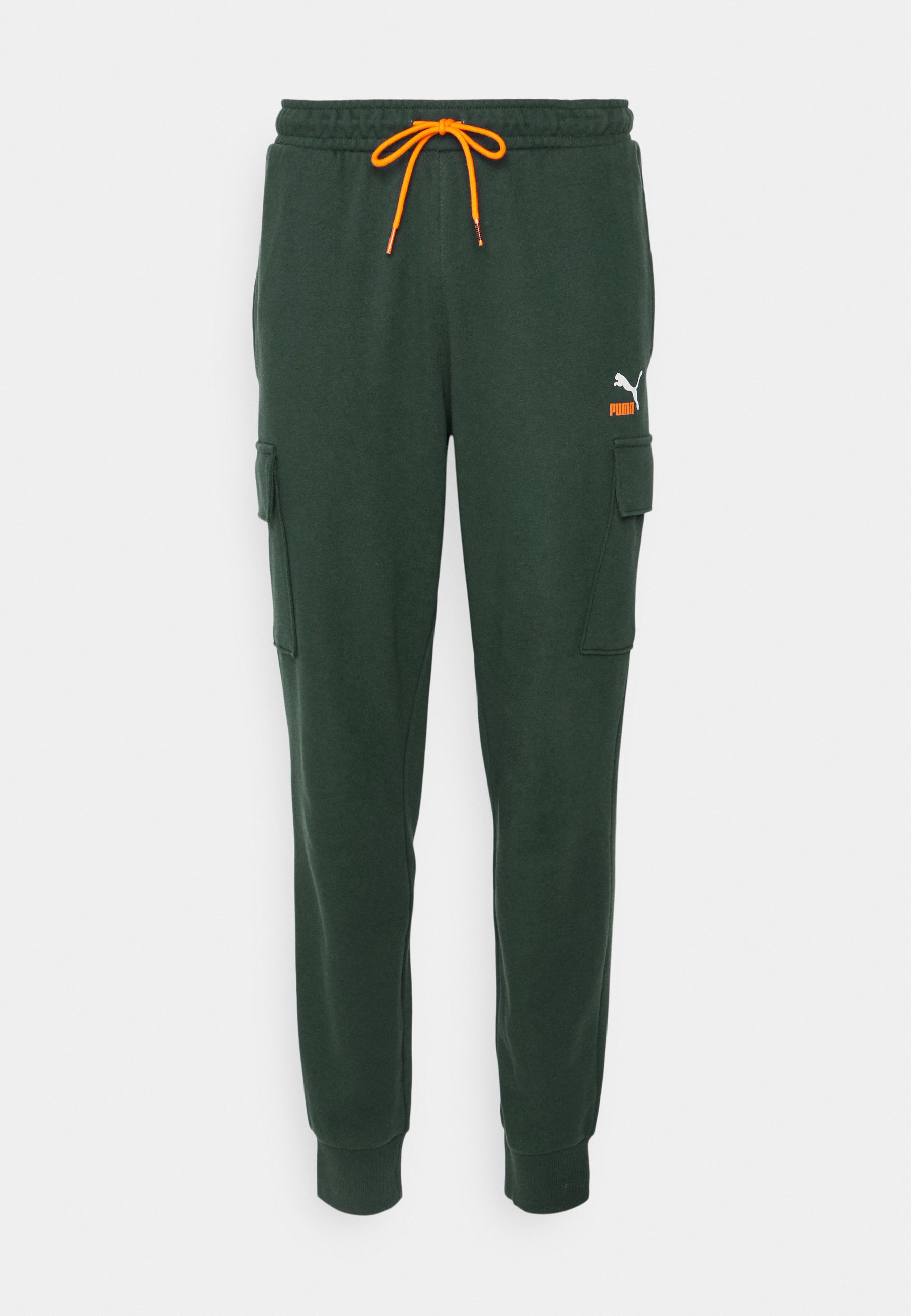 olive green puma pants