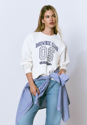 PRINT NÚMERO - Sudadera - blanco