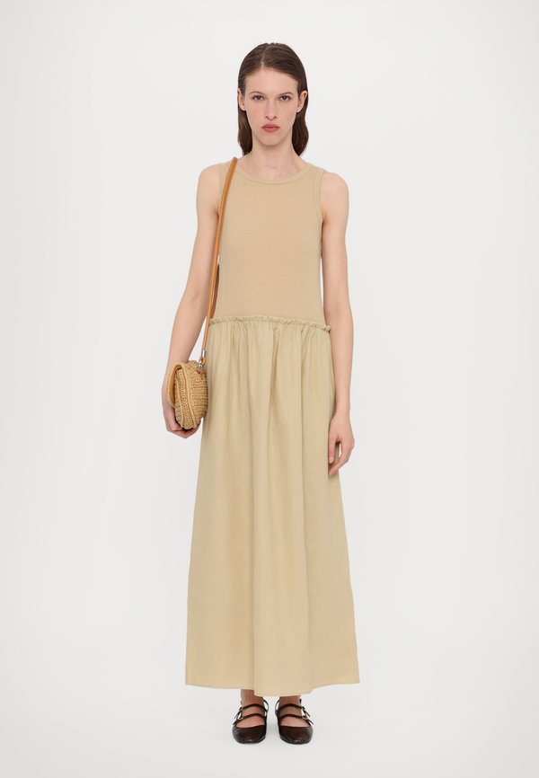 MELLE - Day dress - cognac4