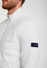 Gabbiano HIGH COLLAR  - Sweat zippé - ecru