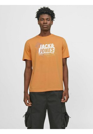 T-shirt con stampa - tangerine