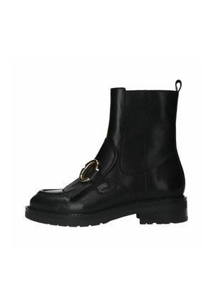 Manfield Platform ankle boots - schwarz
