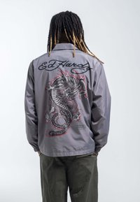 Ed Hardy - FIREBALL DRAGON COACH - Light jacket - grey Thumbnail Image 1
