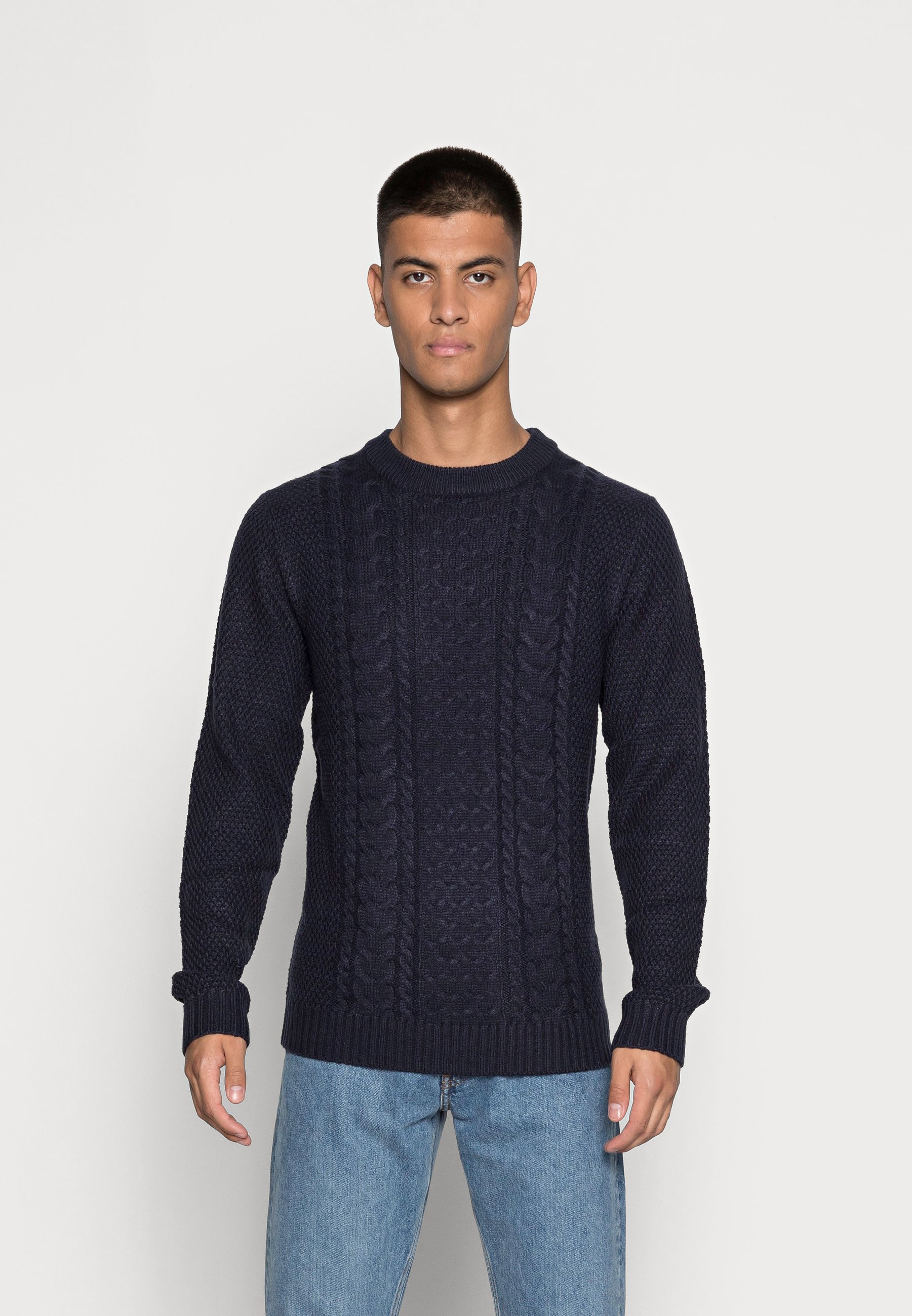 Jack \u0026 Jones CRAIG CREW NECK - Jersey de punto - sky captain/azul -  Zalando.es