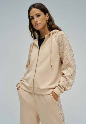 Jersey con capucha - beige