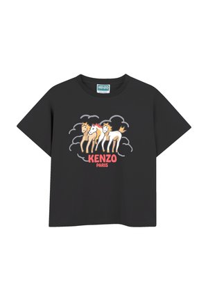 MET KORTE MOUWEN - T-shirt imprimé - slate