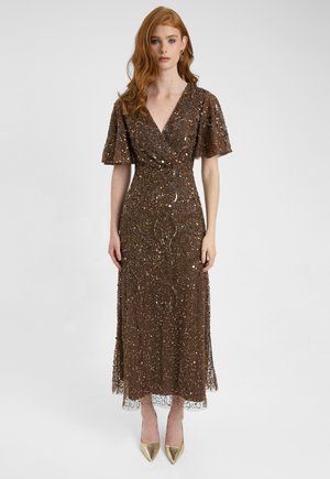 EMBELLISHED SEQUINS - Occasion wear - chocolate