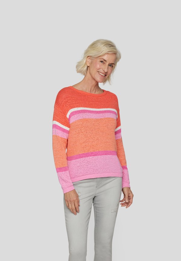 Strickpullover - orange