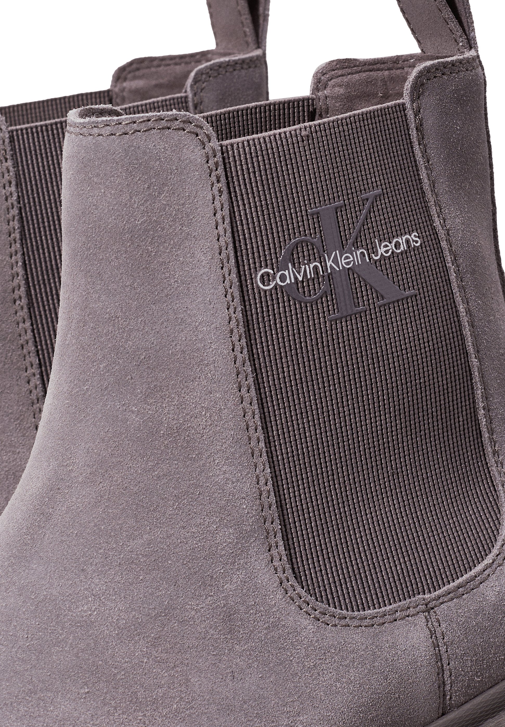calvin klein gray boots