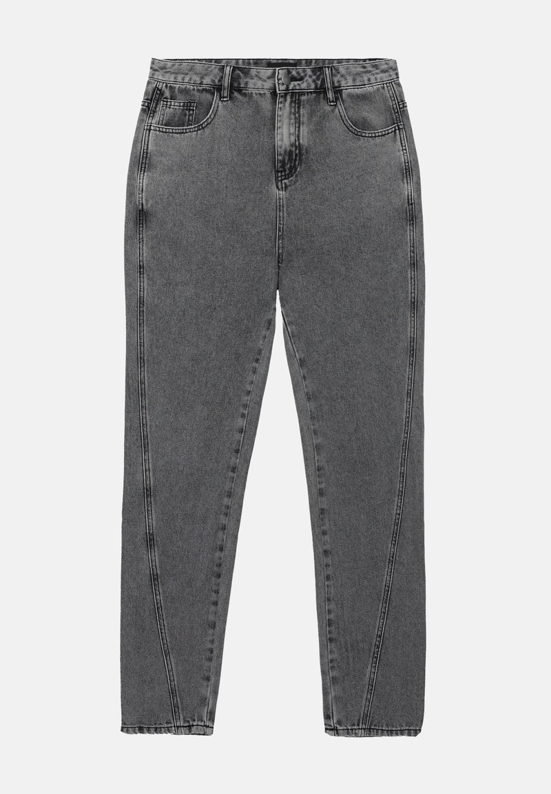 YOURTURN Jean slim denim gris