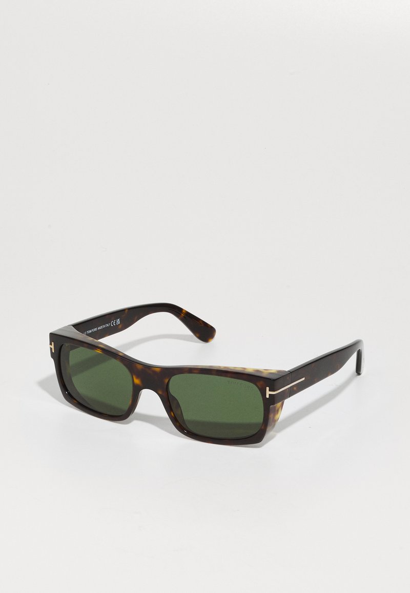 Tom Ford JUAN - Aurinkolasit - dark havana/green