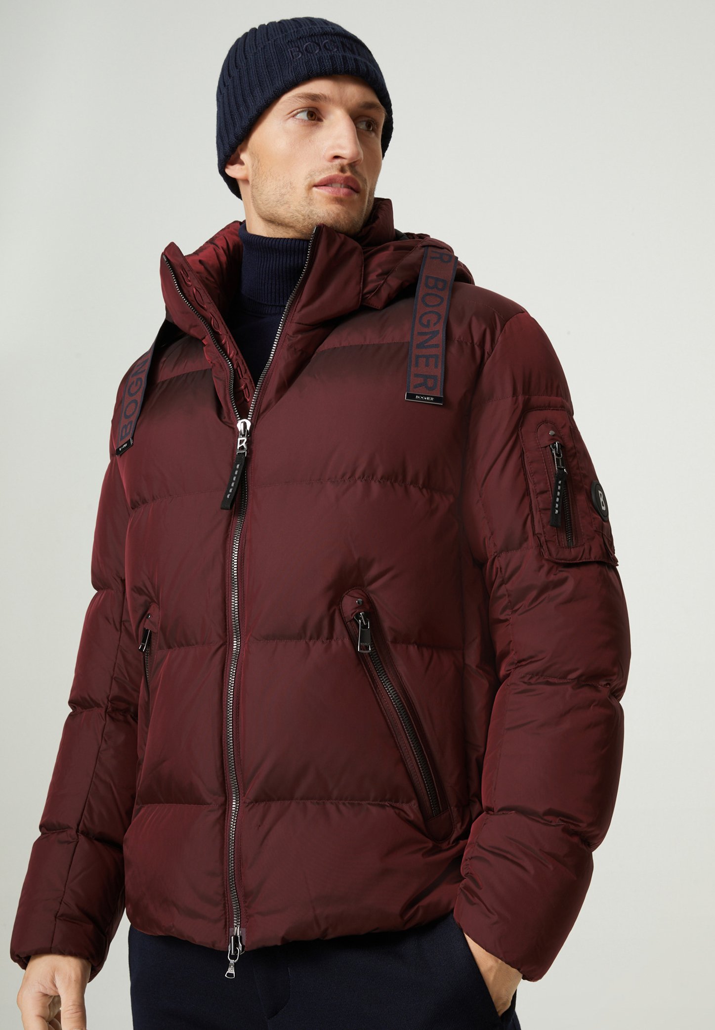 bogner herren jacke rot