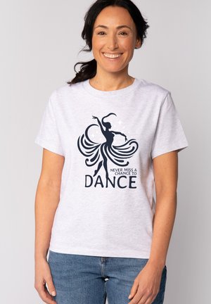CHANCE TO DANCE - T-shirt imprimé - cool heather grey