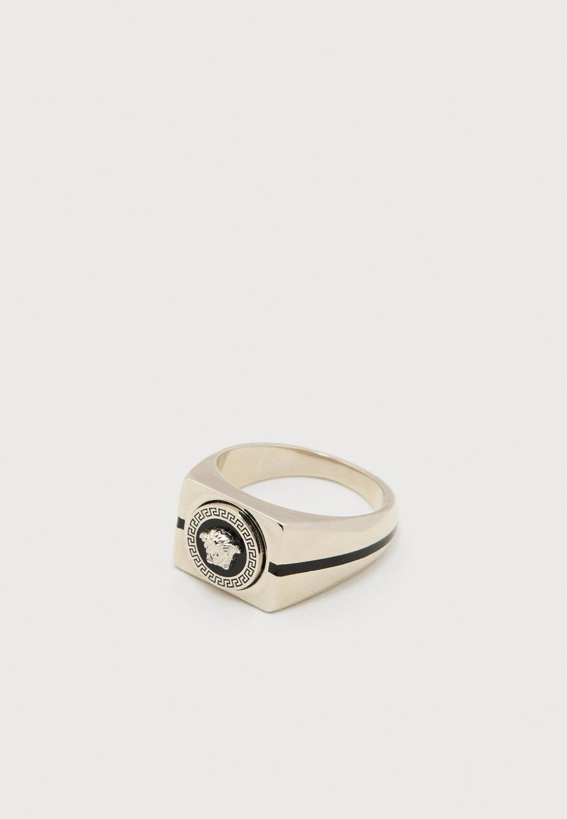 Versace UNISEX - Ring - silver-coloured/black/silver-coloured - Zalando ...