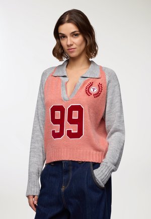MANICA LUNGA NUMERI - Maglione - var rosa