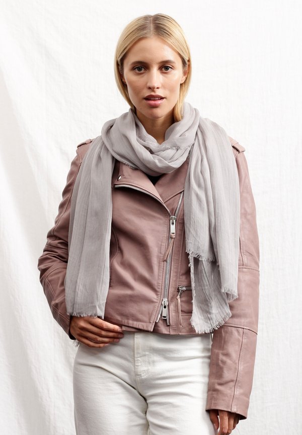 HAUCHFEINER UND SUPERSOFTER EDEL-SCHAL  - Schal - hellgrau