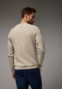 Street One MEN FEINER STRUKTUR - Jumper - beige
