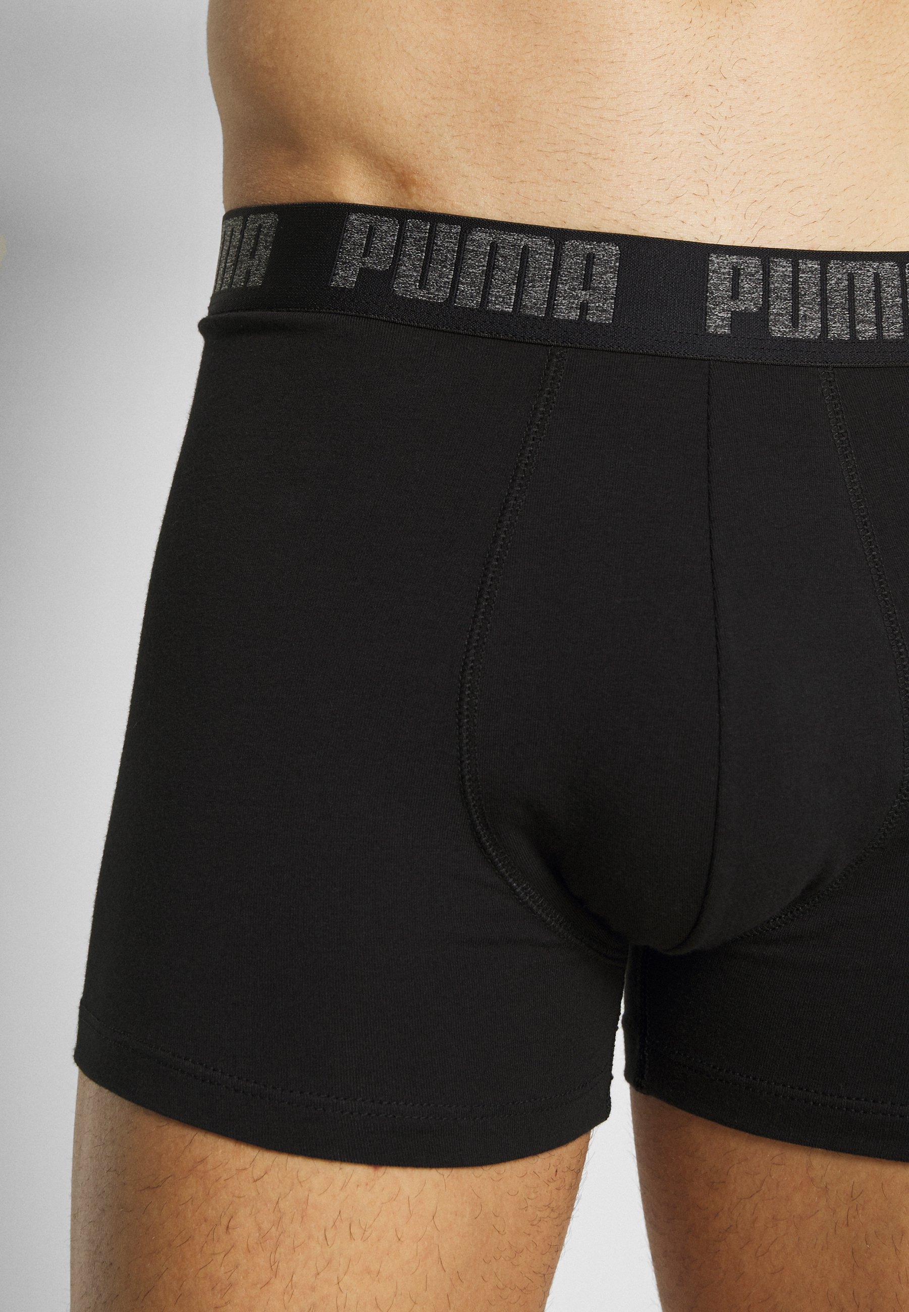 Puma BASIC 6 PACK - Onderbroeken - black/black/zwart - Zalando.nl