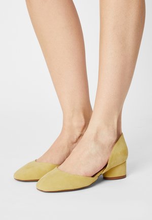 Klassiske pumps - yellow
